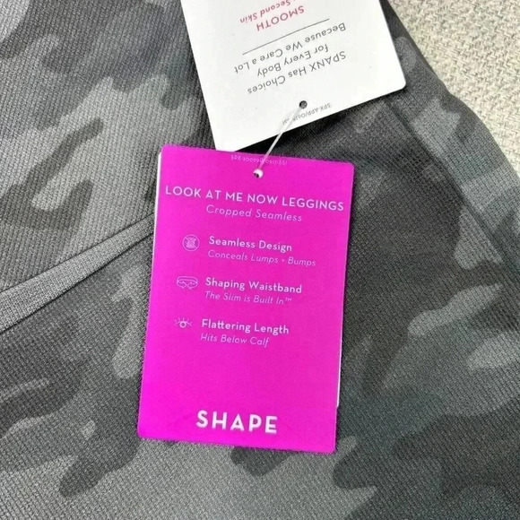 Spanx Leggings Camo Shape Smooth Sculpt Seamless - Picture 9 of 10